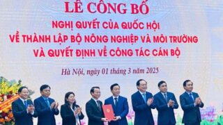 Bộ  Nông nghiệp và Môi trường chính thức “vận hành” từ 1/3